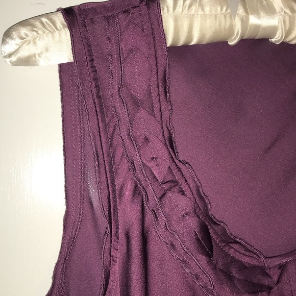Ann Taylor Plum Sleeveless Tank Top - Picture 3 of 7
